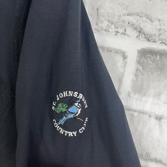 FootJoy FJ SOlid Black Performance Full Zip Golf Pullover Jacket Womens Medium - Picture 3 of 8